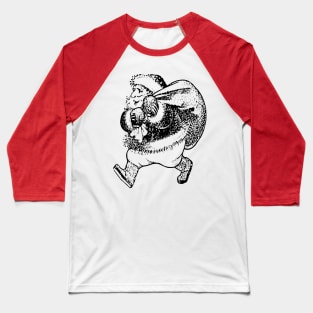 Christmas Santa Baseball T-Shirt